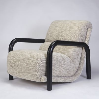 Armchairs - Ginga Armchair in Solid Black Oak - DUISTT