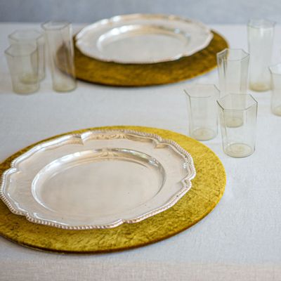 Placemats - Round velvet placemat - ONCE MILANO