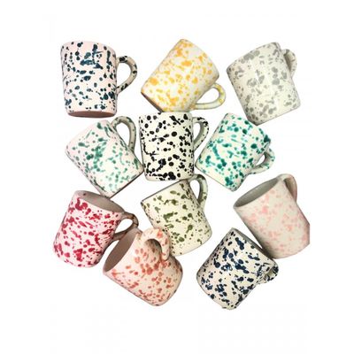 Tea and coffee accessories - Mug cm. 9 - Splashed Line - LOLIVA FOOD MOOD