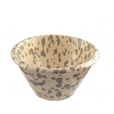 Design objects - Catino Decorative Handmade Ceramic cm. 22 - Splashed Line - LOLIVA FOOD MOOD