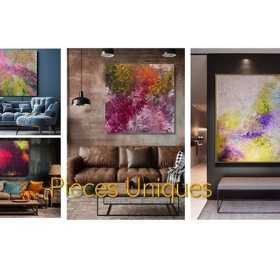 Paintings - Paintings Originals Art Gallery Quality - Multi-Collections - MOTI ART & DESIGN