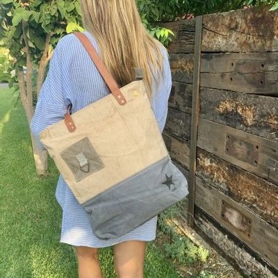 Sacs et cabas - Sac fourre-tout zippé, Tote bag - EVELYN - CASA NATURA