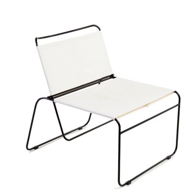 Lawn armchairs - ARMCHAIR\” THE DUO\” ECRU 100% COTTON - COULEURS DE PEAU
