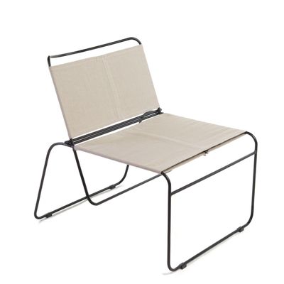 Lawn armchairs - ARMCHAIR\” THE DUO\” 100% LINEN OUTDOOR - COULEURS DE PEAU