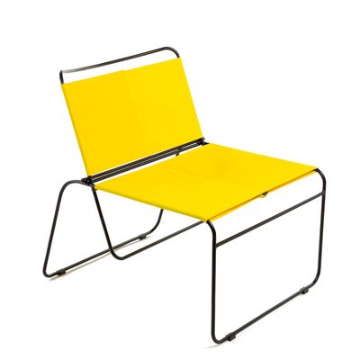 Lawn armchairs - ARMCHAIR\" THE DUO\” LEMON 100% COTTON OUTDOOR - COULEURS DE PEAU