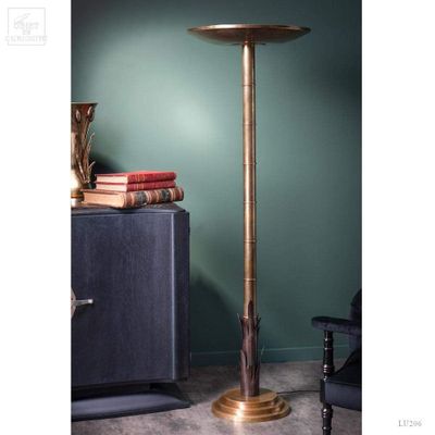 Floor lamps - TROCHUS seashells ball on black base. Small - OBJET DE CURIOSITÉ