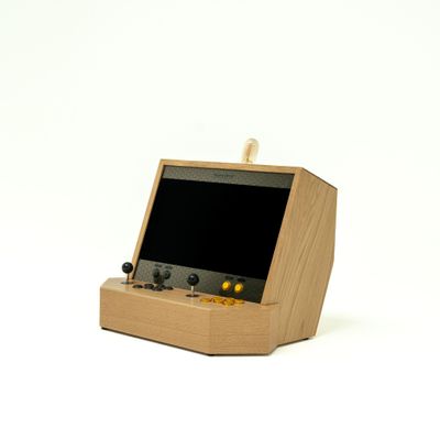 Decorative objects - SENSEI V2: Luxury retro arcade, french design, handmade in oak - MAISON ROSHI