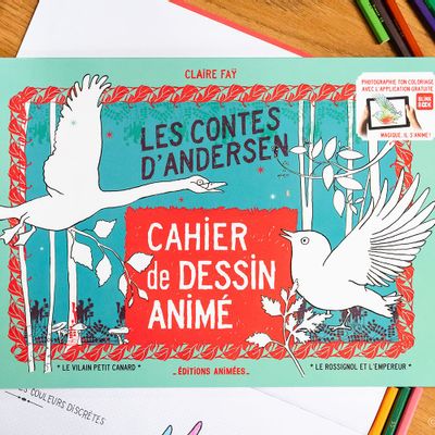 Loisirs créatifs pour enfant - Les Contes d'Andersen - Cahier Animé BlinkBook - EDITIONS ANIMEES