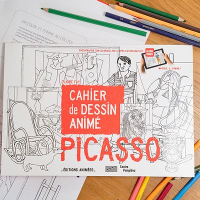 Gifts - Picasso - Cahier Animé BlinkBook - EDITIONS ANIMEES