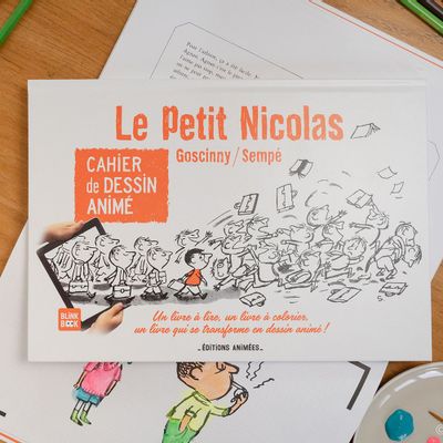 Cadeaux - Le Petit Nicolas - Cahier Animé BlinkBook - EDITIONS ANIMEES