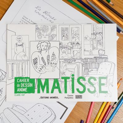 Loisirs créatifs pour enfant - Matisse - Cahier Animé BlinkBook - EDITIONS ANIMEES