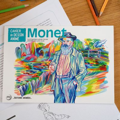 Papeterie - Cahier Animé Monet & BlinkBook - EDITIONS ANIMEES