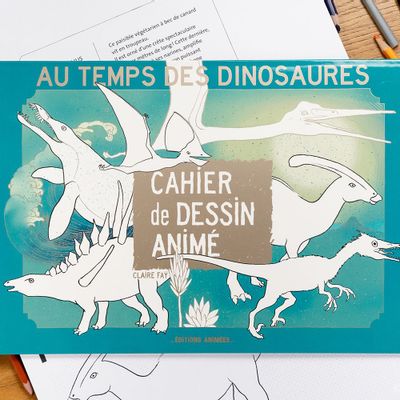 Cadeaux - Au Temps des Dinosaures - Cahier Animé BlinkBook - EDITIONS ANIMEES