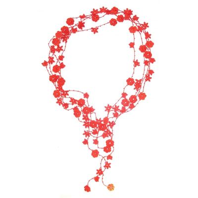 Jewelry - NECKLACE\" CRYSTAL\” PAPAYA - KARAWAN AUTHENTIC