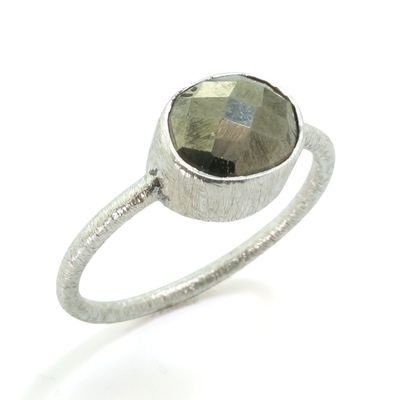 Jewelry - RING "DROP” SILVER 925 PYRITE - KARAWAN AUTHENTIC