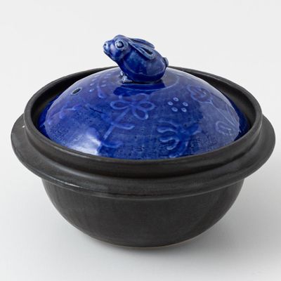 Plats et saladiers - Ceramic pot with rabbit handle - ONENESS