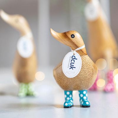 Decorative objects - DCUK Duckys with Spotty welly Boots - DCUK