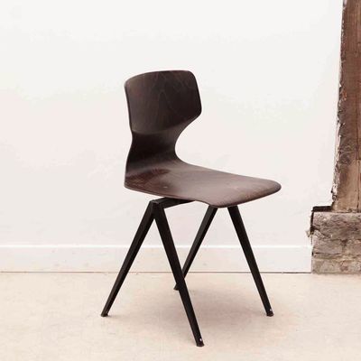 Chairs - Galvanitas S19 Ebony Reissue Chair - CARTEL DE BELLEVILLE
