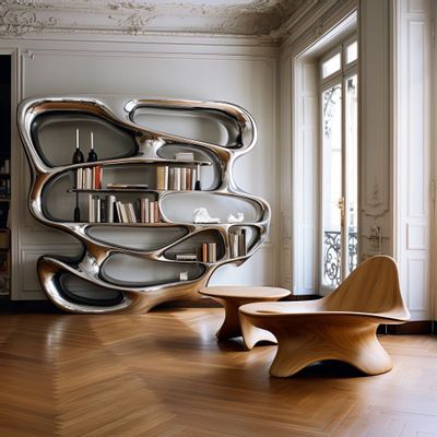 Bookshelves - DIGITAL ART BOOKCASE 9227 - OPENGOODS