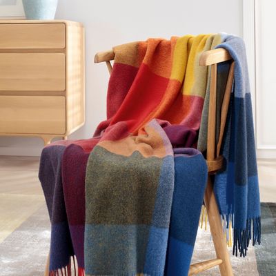 Throw blankets - Bright Square - BIEDERLACK