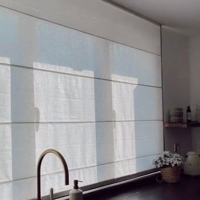 Curtains and window coverings - Agave optical white blind - SCÈNES DE LIN