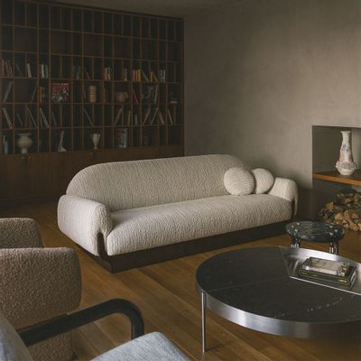 Canapés - Canapé Copacabana en Bois de Chêne Foncé - DUISTT