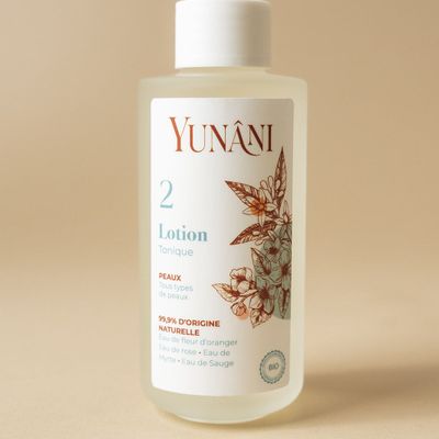 Cosmétiques - Lotion tonique au 5 hydrolats - YUNÂNI