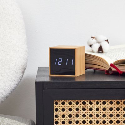 Other smart objects - LED ALARM CLOCK PM NATURAL WOOD FIBER - LA CHAISE LONGUE DIFFUSION/LE STUDIO