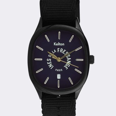 Watchmaking - Kelton x Ines de la Fressange Paris Grande Colorama Midnight Watch - KELTON