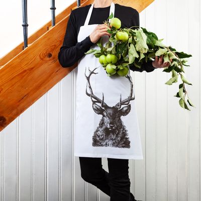 Kitchen linens - Apron STAG - WILDFANG BY KARINA KRUMBACH ®