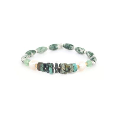 Jewelry - Heishi stretch bracelet - Mara - NATURE BIJOUX