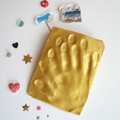 Other wall decoration - HANDMADE LOVING CLAY FOOTPRINT KIT: our footprint on the earth! - PATRICIA DORÉ