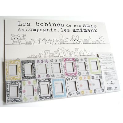 Cadeaux - POSTER&CADRES SOUVENIR : Les bobines de amis de compagnies les animaux - PATRICIA DORÉ