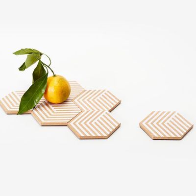Table mat - TABLE TILES _OPTIC WHITE - POP CORN