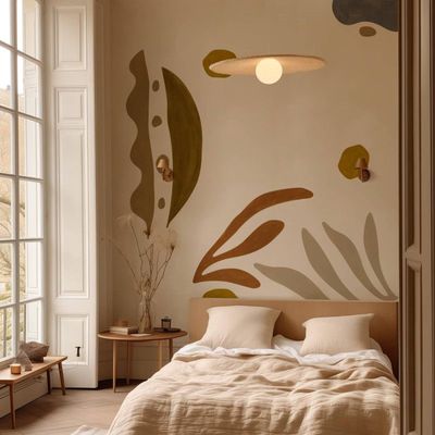 Wallpaper - Wild Life Paperpaint® Mural - Size L - ZOE JIQUEL