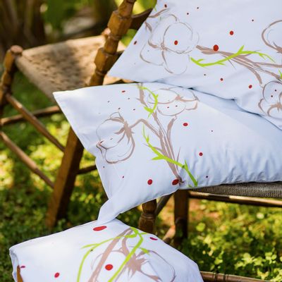 Linge de lit - Parure de lit - King size - Imprimé de cotonnier - SUNNYBEDS