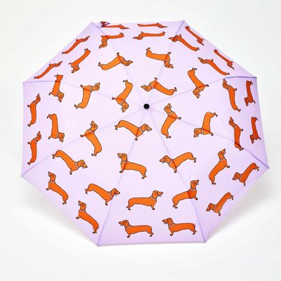 Prêt-à-porter - Dachshund Dog Lilac Eco-friendly Umbrella - ORIGINAL DUCKHEAD