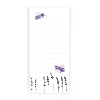 Stationery - Notepad | Lavender bee - LUETTEBLUETEN