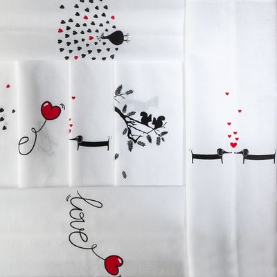 Apparel - Handkerchief DACHSHUND IN LOVE - WILDFANG BY KARINA KRUMBACH ®