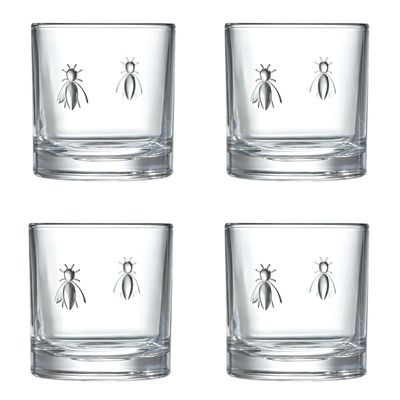 Glass - Set of 4 whiskey cups - LA ROCHÈRE