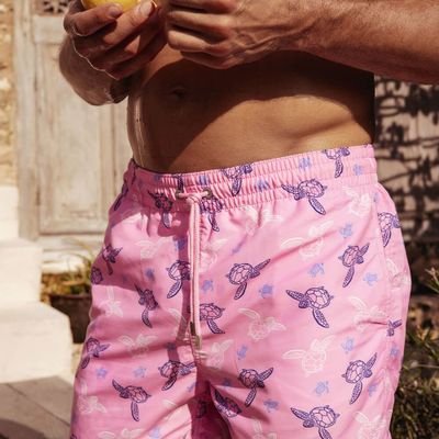 Apparel - Swim shorts Turtles - Pink - RIVEA