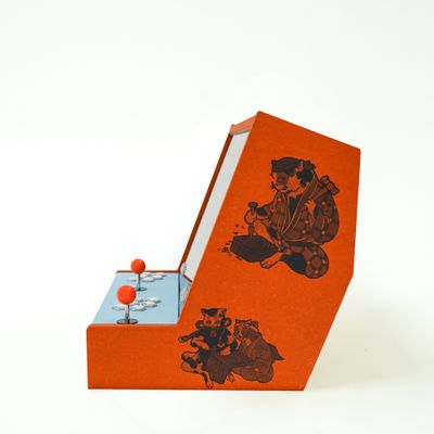 Objets de décoration - ARCADE MINATO: Arcade rétro ambiance, "Orange Amber" - MAISON ROSHI