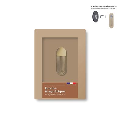Jewelry - Graphic magnetic brooch - oblong - TOUT SIMPLEMENT,