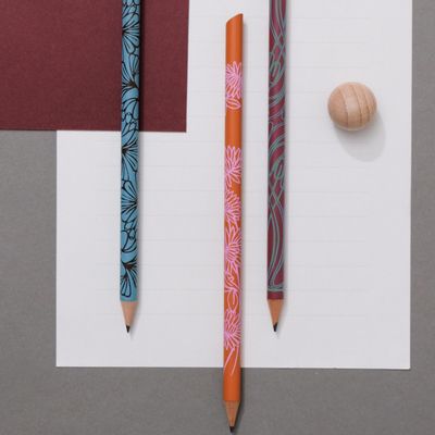 Stationery - Set of 24 magnetic pencils - art nouveau - TOUT SIMPLEMENT,