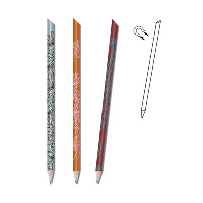Stationery - Set of 24 magnetic pencils - art nouveau - TOUT SIMPLEMENT,