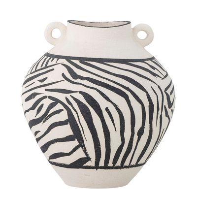 Vases - Togo Vase, Black, Stoneware - BLOOMINGVILLE MULTIBRAND HOUSE