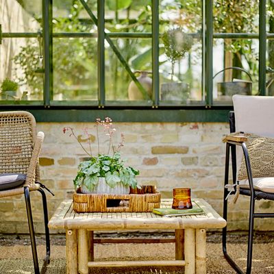 Chaises longues - Mundo Chaise de salon, Marron, Métal  - BLOOMINGVILLE MULTIBRAND HOUSE