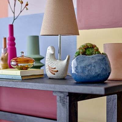 Table lamps - Kylie Table lamp, Nature, Stoneware  - BLOOMINGVILLE MULTIBRAND HOUSE