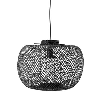 Hanging lights - Rodi Pendant Lamp, Black, Bamboo - BLOOMINGVILLE MULTIBRAND HOUSE