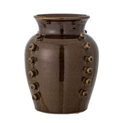 Vases - Hazis Deco Vase, Brown, Terracotta - CREATIVE COLLECTION